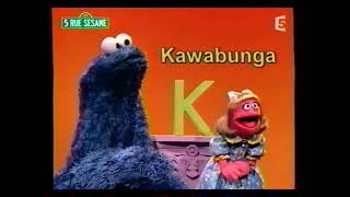 5 rue Sésame Sesame Street  Letter of the Day Prairie Dawn K French [upl. by Arraeic]