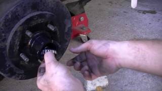 How to rebuild and bleed surge style trailer brakes Part I [upl. by Mars]