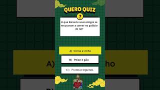 Quiz biblico conhecimento perguntasbiblicas quizbiblicopremiado quizzes perguntaserespostas [upl. by Graehl606]