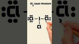 ICl3 Lewis Structure  Iodine Trichloride Lewis Structure lewisstructure ICl3 onlinepanthiya [upl. by Roderic197]