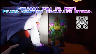 Easiest way to beat Prize Counter Security Office FNAF Security Breach [upl. by Gnouv95]