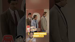 Mr Bean is a Queue jumper😑funny shorts viralvideo [upl. by Klapp]