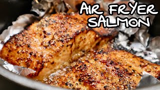 AIR FYER SALMON  DELICIOUS SALMON RECIPE thebergsz5578 [upl. by Goff727]