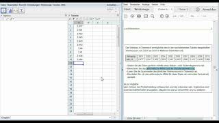 GeoGebra  Statistische Kennzahlen Mittelwert Medien Standardabweichung [upl. by Aitital]