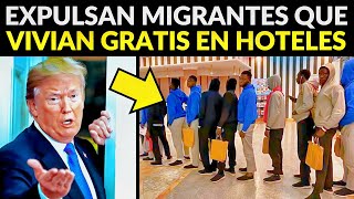 EEUU EXPULSA MIGRANTES QUE VIVÍAN GRATIS EN HOTELES [upl. by Eniamrahc]