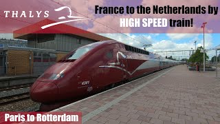 Thalys Review France to the Netherlands by High Speed Train [upl. by Acinomal]