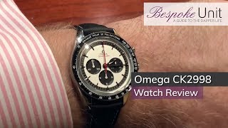 Omega Speedmaster CK2998 Pulsometer Watch Review A Timeless PreProfessional [upl. by Rolyat]