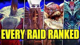 Every Single Raid Ranked Worst to Best W FINAL SHAPE  Destiny 2 [upl. by Thor]