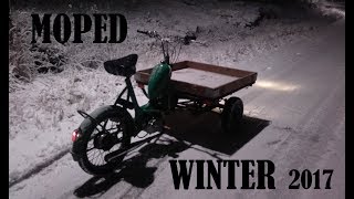 Moped winter  Crescent flakmoped [upl. by Karlee513]