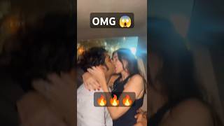 OMG😱 Hottest French Kiss 💋  18 Watch Till End shorts Kiss couple trending [upl. by Onilatac168]