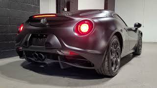 Alfa Romeo 4C Modified  Cold Start Up and Idle [upl. by Vetter]