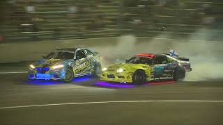 Battle for 3rd  Pesur vs Heinonen on R5 in Ferropolis of Drift Masters European Championship 2023 [upl. by Skerl339]