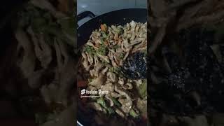 Salteado de verduras con puerco comida China 🇨🇳🍲 [upl. by Ailecnarf]