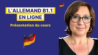 L Allemand B11 en ligne  présentation du cours [upl. by Tini511]