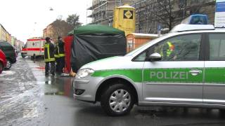 15022012 FÜ LKW erfasst Rentnerin in Fürth [upl. by Slyke]