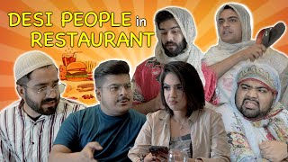 Desi People In Restaurant  Unique MicroFilms  Comedy Skit  UMF [upl. by Platus]