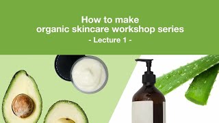 How to formulate organic skincare [upl. by Avelin]