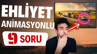 Ehliyet Sınavını Geçmek İçin İzlemeniz Gereken Video 🎓 Animasyonlu Soru Çözümü [upl. by Fadiman]