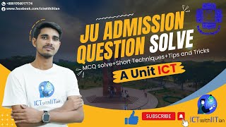 Jahangirnagar University Admission 2024  Previous Year Question SolveICT 2022 [upl. by Freddie]