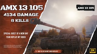 AMX 13 105 Tundra Standard Medal Kolobanov  wotreplays 254 [upl. by Anippesuig370]