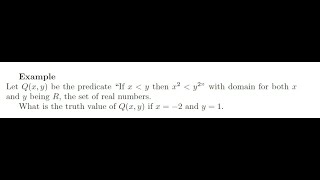 Example of Predicate with Two Variables [upl. by Adirem]