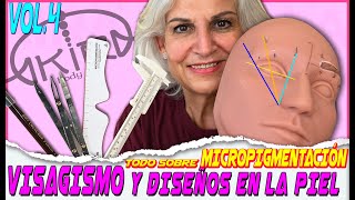 Como hacer VISAGISMO y Diseños en la PIEL  Todo sobre Micropigmentación  Vol4 [upl. by Yeldoow457]