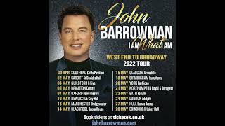 John Barrowman I Am What I Am Tour 2022 [upl. by Sidras]