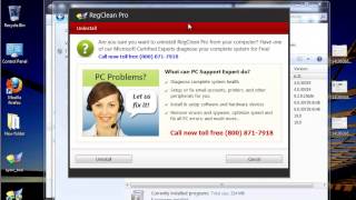 Remove RegClean Pro 621 and its bundleware [upl. by Hairabez]