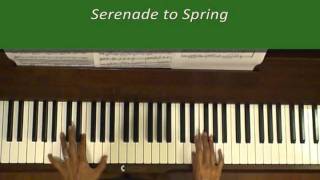 Serenade To Spring Secret Garden Piano Tutorial at Tempo [upl. by Yrot]