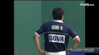 Eugi y Elkoro vs Mikel Goñi y Lasa III 2000 Semifinal del Torneo de San Fermin [upl. by Hannibal]