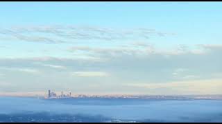 Timelapse clouds over Seattle set to recorder music [upl. by Saidel]