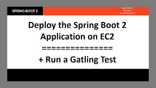 Deploy the simple Spring Boot API on EC2 and Run a quick Gatling Test against It [upl. by Woodrow]