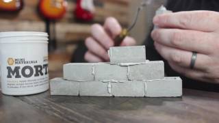 Mortaring your Miniature Cinder Blocks [upl. by Sik96]