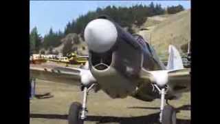 P 40 Kittyhawk display by Ray Hanna New Zealand 1998 [upl. by Arretal341]