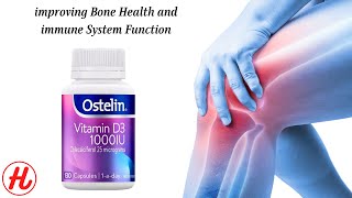 Ostelin Vitamin D3 1000IU for improving Bone Health and immune System Function [upl. by Ardnuaet]