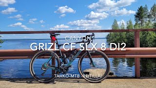 Canyon Grizl CF SLX 8 Di2 test Tahko MTBroute [upl. by Sackman]