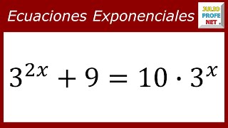 ECUACIONES EXPONENCIALES  Ejercicio 6 [upl. by Minetta]