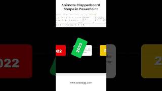 Animate Clapperboard Shape in PowerPoint [upl. by Edric]