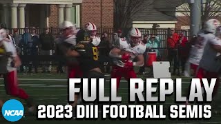 Cortland vs RandolphMacon 2023 DIII football semifinals  FULL REPLAY [upl. by Kred]