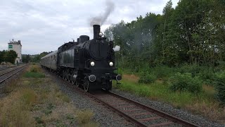 BR 77 250 Sonderzug von den Meininger Dampfloktagen 2024 nach Würzburg mit Einfahrt Mellrichstadt [upl. by Alletnahs451]