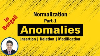 Anomalies  Normalization  Part1  DBMS [upl. by Silvano542]