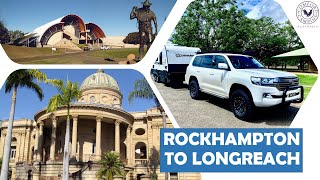 Rockhampton to Longreach  Family caravan trip around Australia begins [upl. by Arrec]