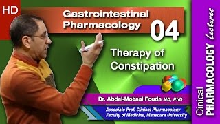 GIT Pharmacology Ar  04  Therapy of constipation [upl. by Ennaej]