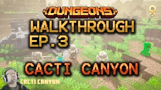 Minecraft Dungeons Walkthrough Ep3  Cacti Canyon  GameWithSki [upl. by Eimiaj891]