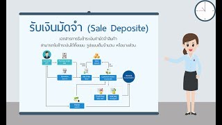 ขั้นตอนการทำ ใบรับเงินมัดจำ Deposit [upl. by Lozano]