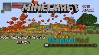 Minecraft Mod  Balkons Weapons mod 147 [upl. by Assilrac455]