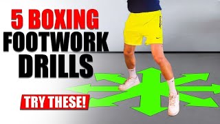 UNIQUE Boxing Footwork Drills No Equipment [upl. by Hplar]