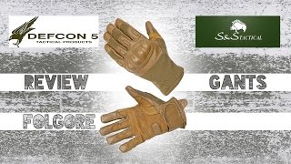 Airsoft Review  Defcon 5 Folgore Gloves [upl. by Iraj816]