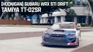 HOONIGAN Gymkhana 2020 SUBARU WRX STI  TAMIYA TT02SR  DRIFT [upl. by Mellisent]