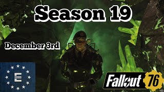 Fallout 76 Season 19 Gleaming Depths Raids amp Rewards [upl. by Oshinski476]